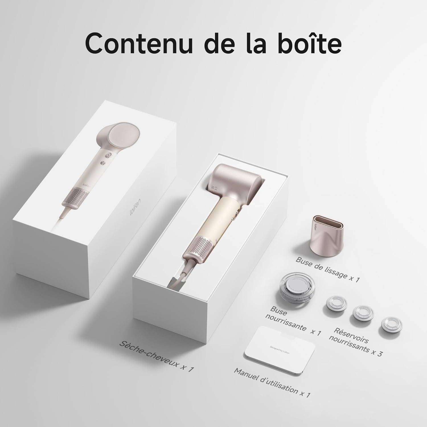 Laifen - Neo Special - sèche-cheveux, ions, séchage rapide, infusion d’huile, 58°C, tous types