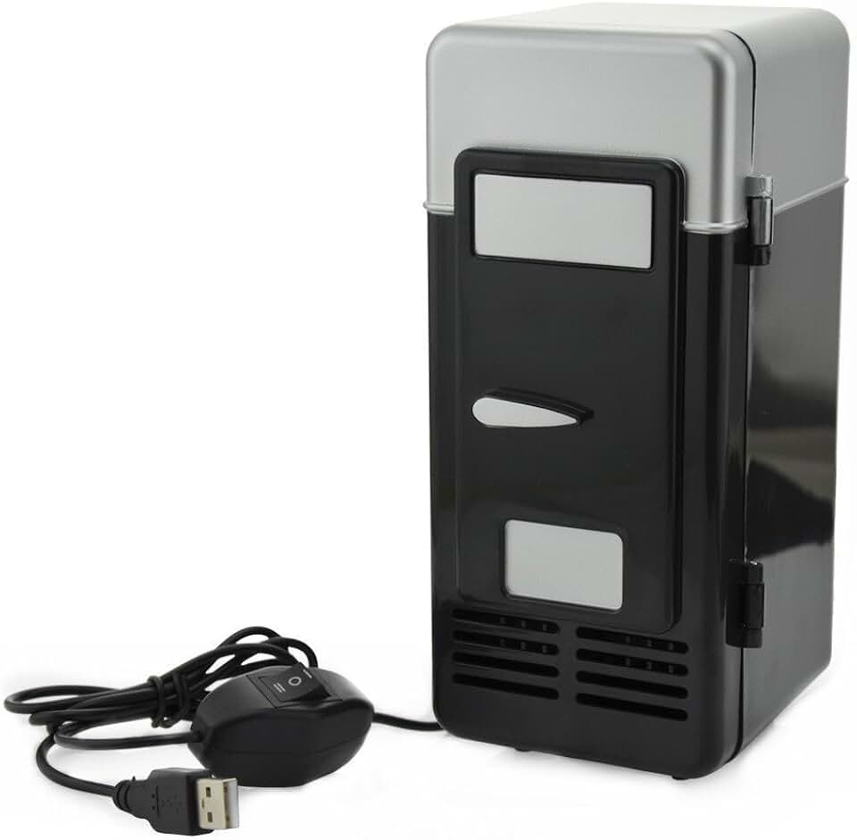 Petit réfrigérateur USB, minibar, refroidisseur/réchauffeur, compact, H-UF05Black