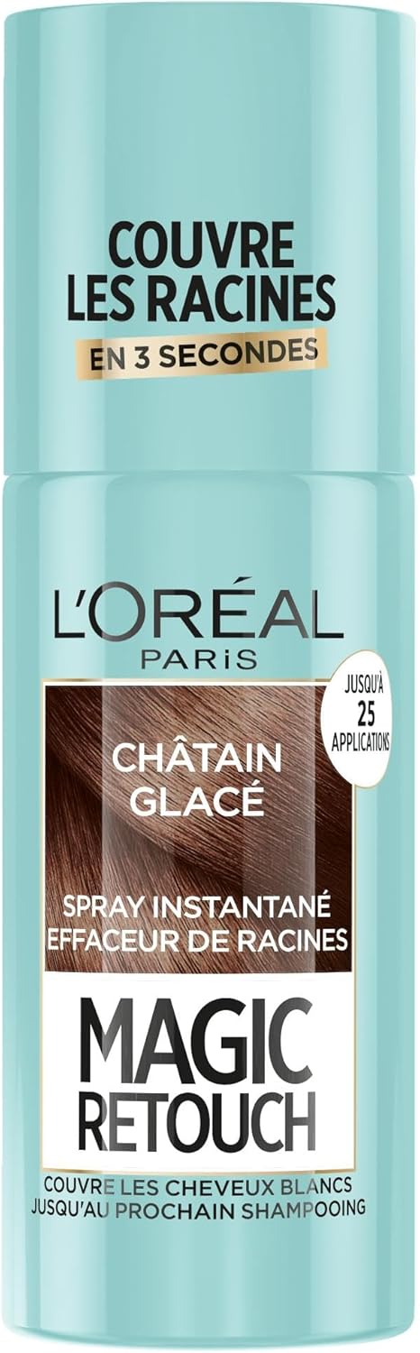 L'Oréal Paris - Magic Retouch - 75ml - spray correcteur racines instantané, châtain glacé
