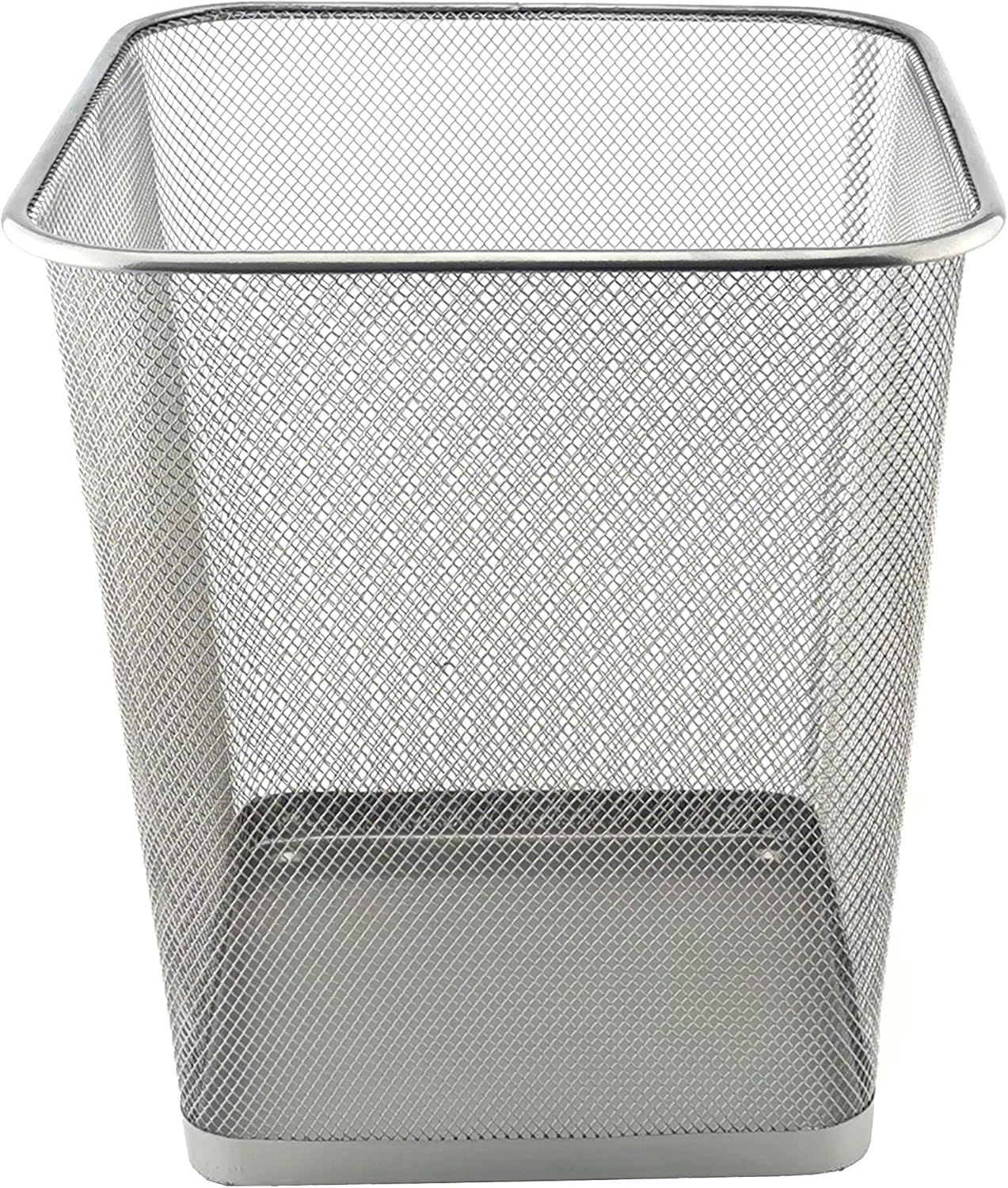 D.RECT - Corbeille bureau 18L métal maille - argent, design élégant