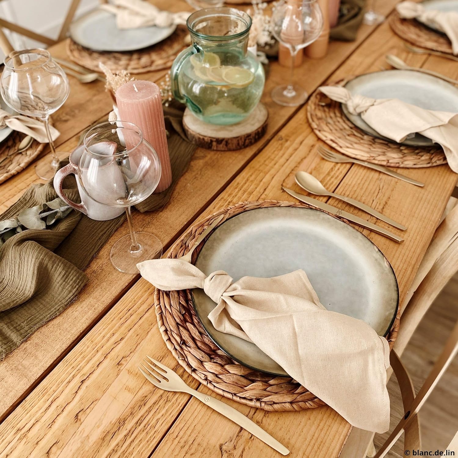 Lou Laguiole - Jet - ménagère 16 pièces inox 18/0 PVD mat champagne