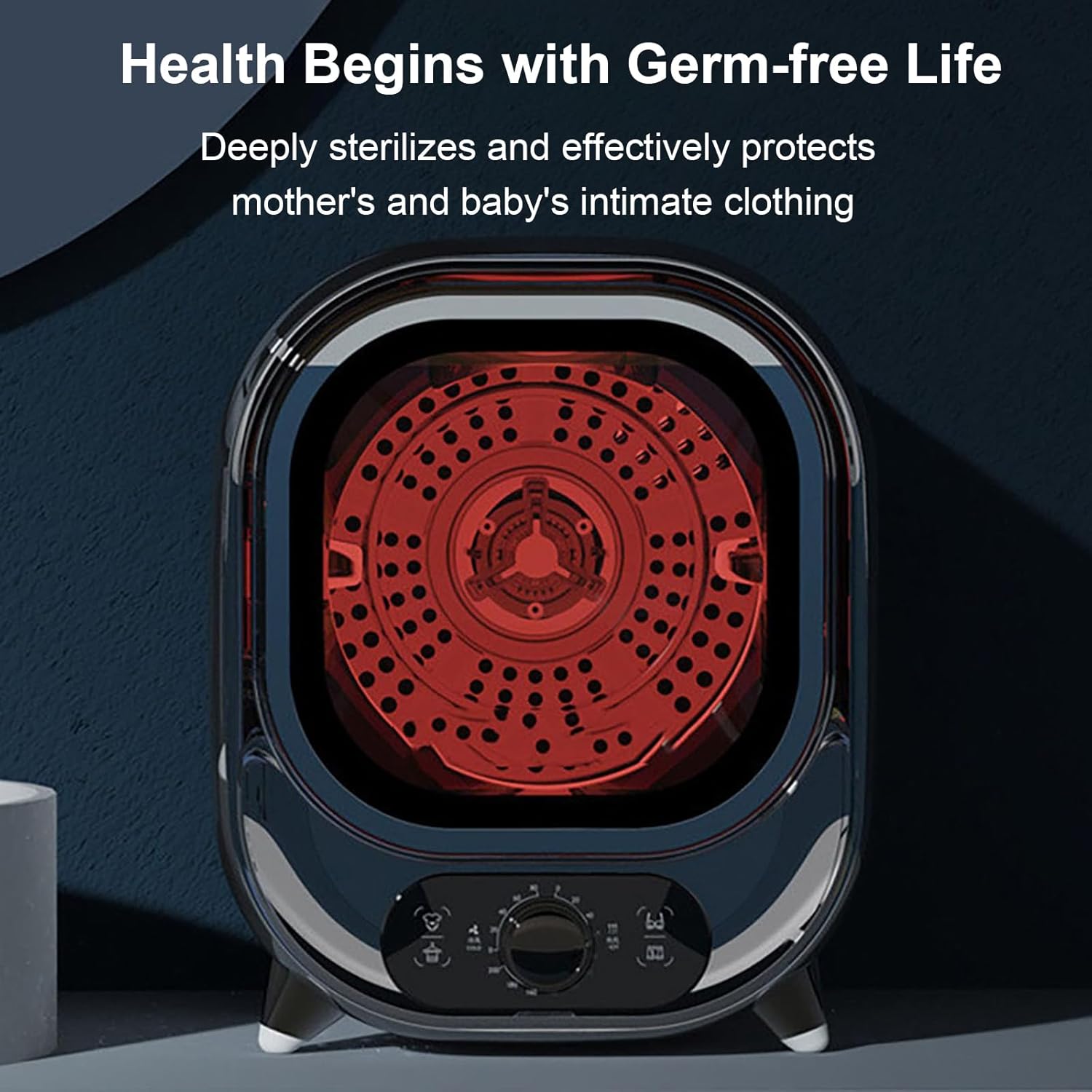 Mini sèche-linge - portable 0,8kg - 7 modes, fixation murale