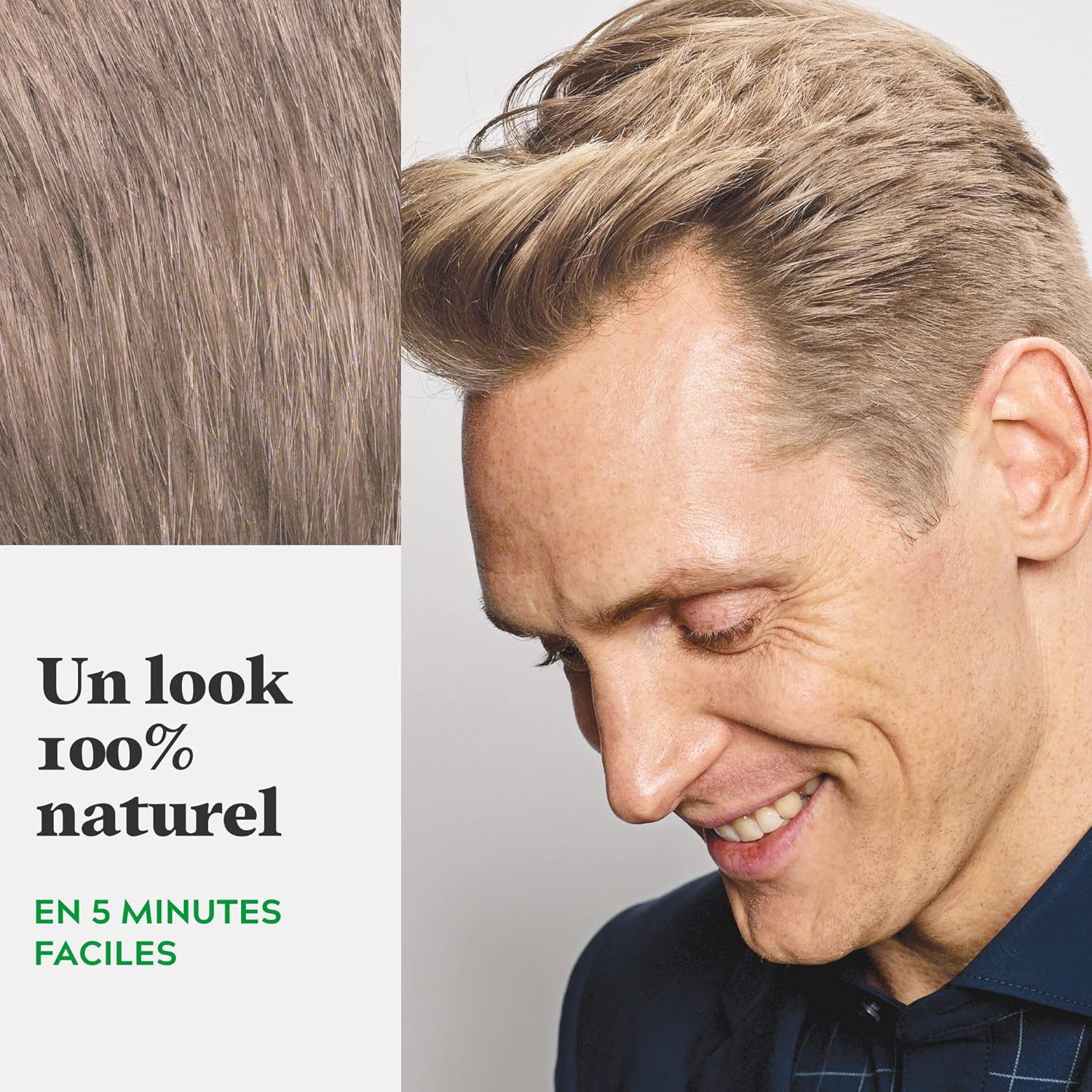 Just For Men - teinture cheveux homme - semi-permanente, kératine, vitamine E, blonde, sans ammoniaque - H10