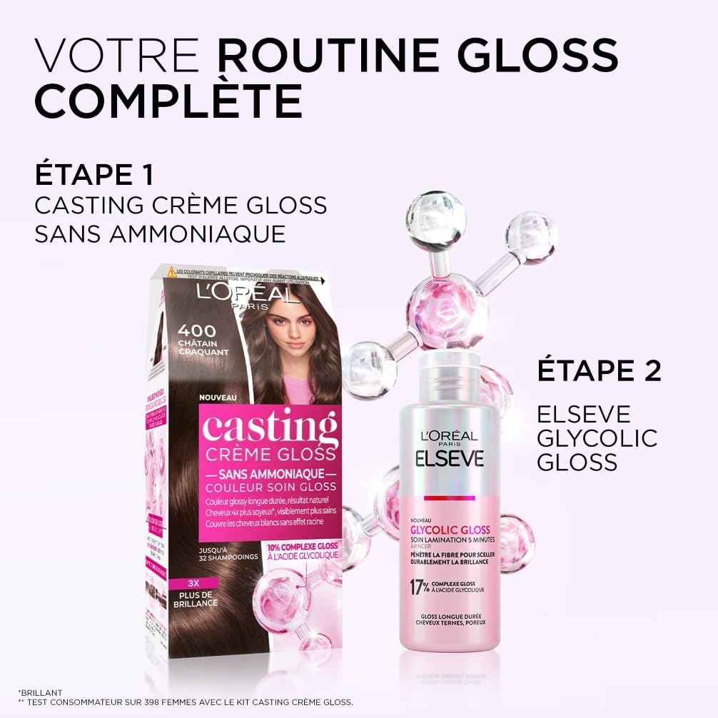 L'Oréal Paris - Casting Crème Gloss - soin sans ammoniaque, nuance Cerise Noire 3.60