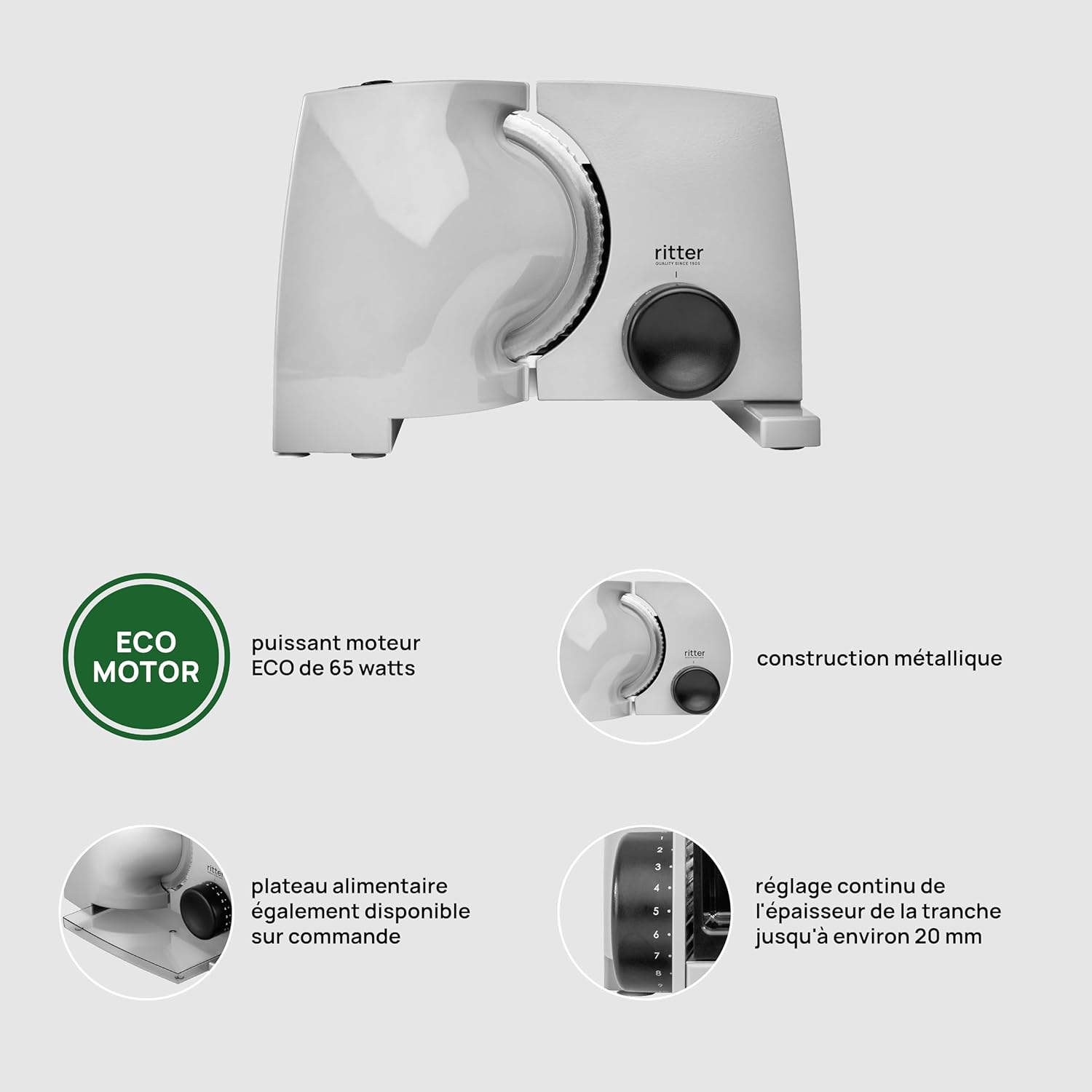 Ritter - Nova 1 - trancheuse universelle métal, fabriquée Allemagne