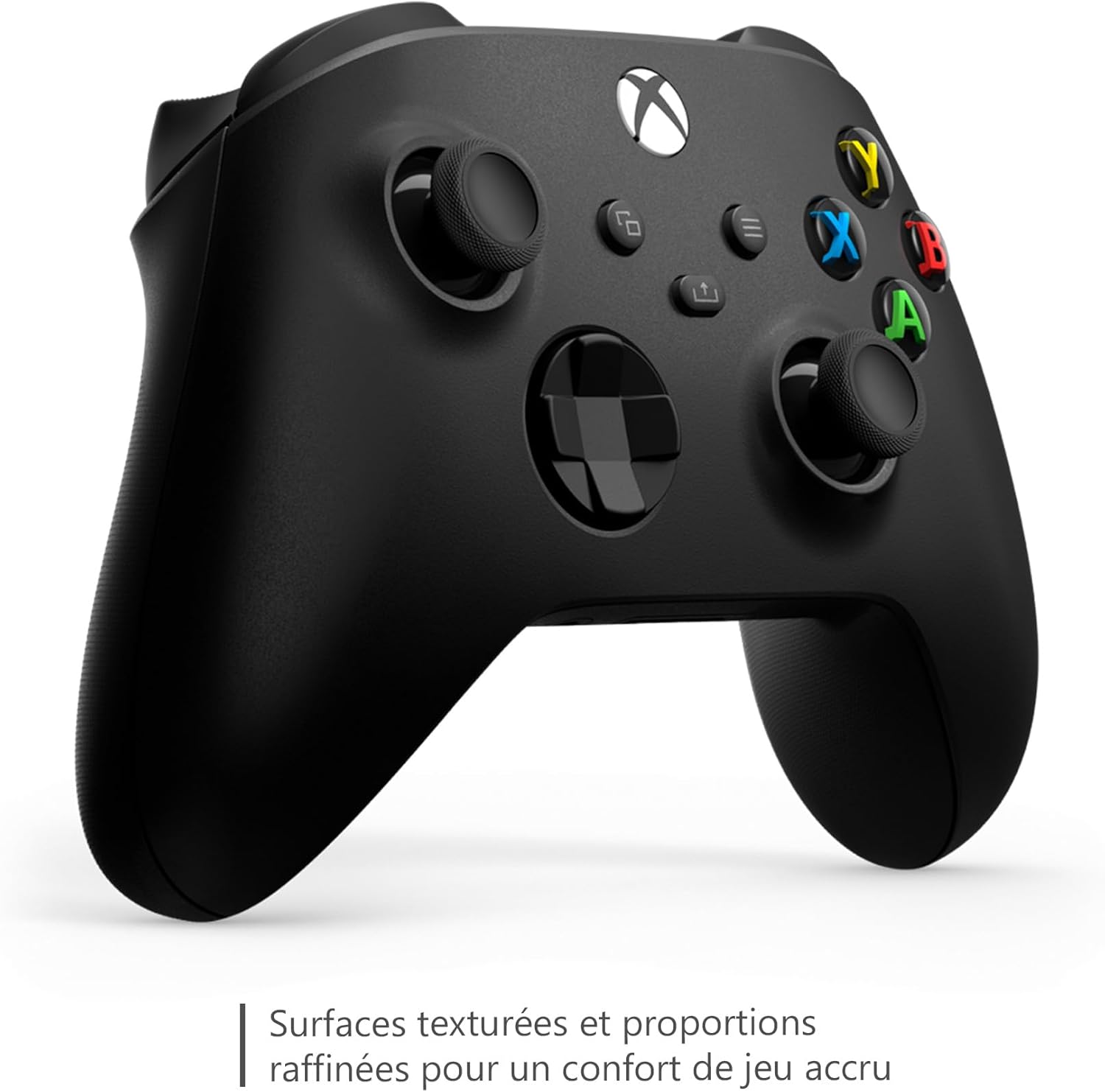 Xbox - manette sans fil Carbon Black - ergonomique - multi-plateforme