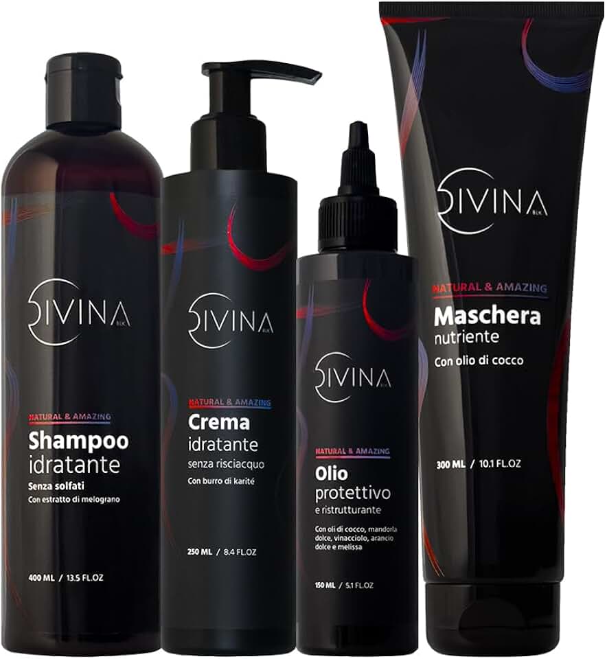 DIVINA BLK - Natural&Amazing - soin hydratant cheveux bouclés, éclaircissant