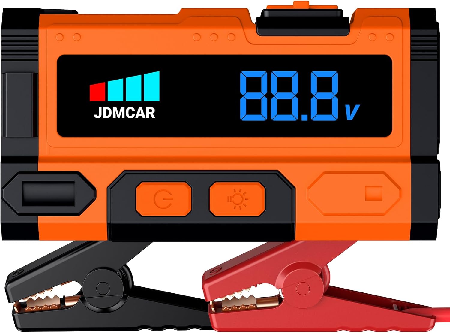 JDMCAR - Booster Batterie Série 7000A, 14.8V, LED, 9L Essence, 8.5L Diesel