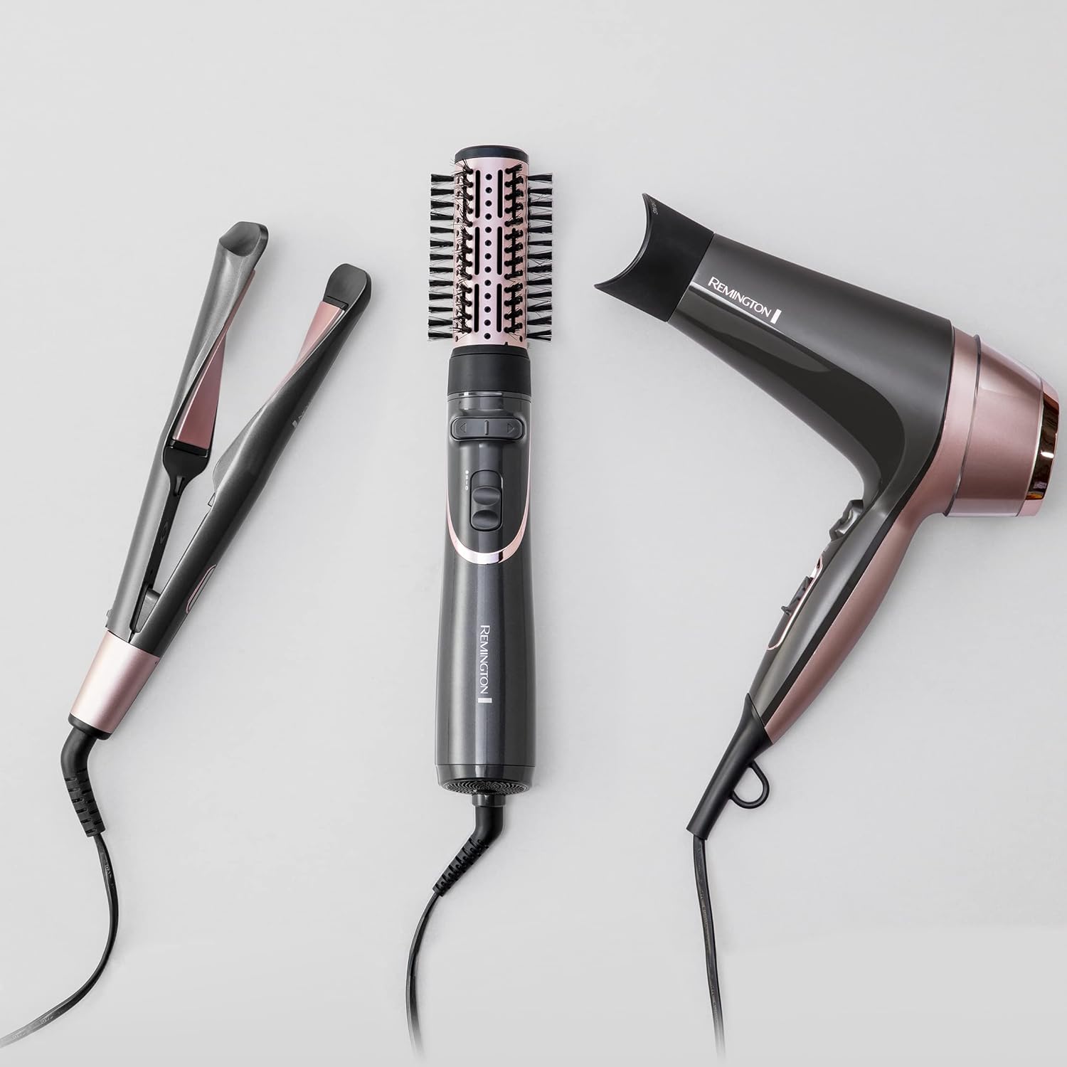 Remington - Sèche-cheveux Curl&Straight - 2200W - 3 températures, 2 vitesses, accessoires - D5707