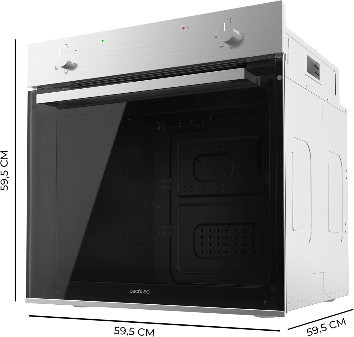 Cecotec - Bolero Hexa Line A - 77L - 2800W, 5 fonctions, Steam, C126001