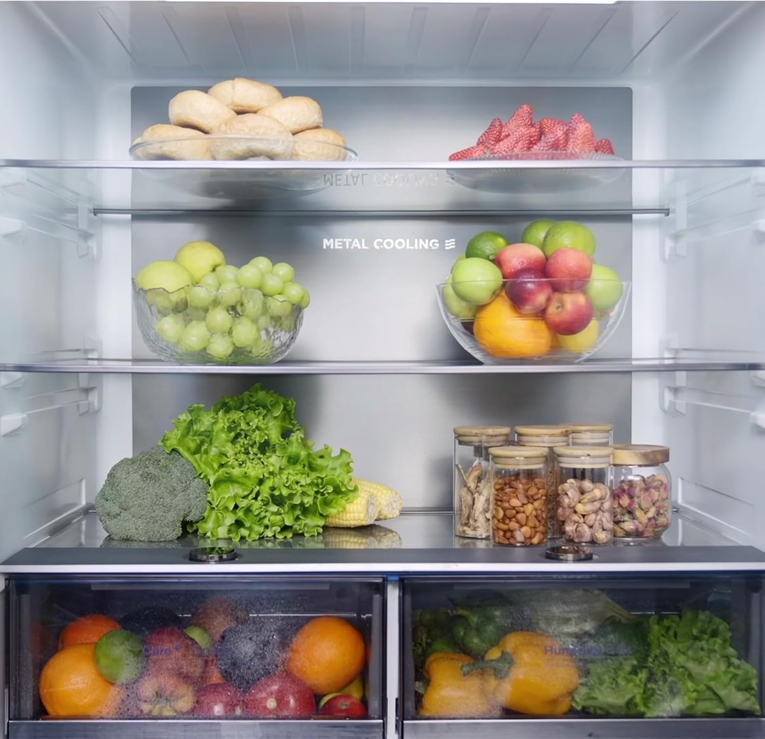 CHIQ - américain multi-portes 503L - Inverter, No Frost, tactile, 177,5x85,3x69,8cm - CCD503NEIBE