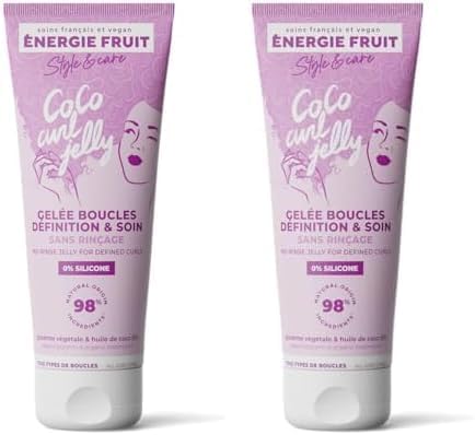 Energie Fruit - Gelée soin coco 200ml - Définition boucles, huile bio