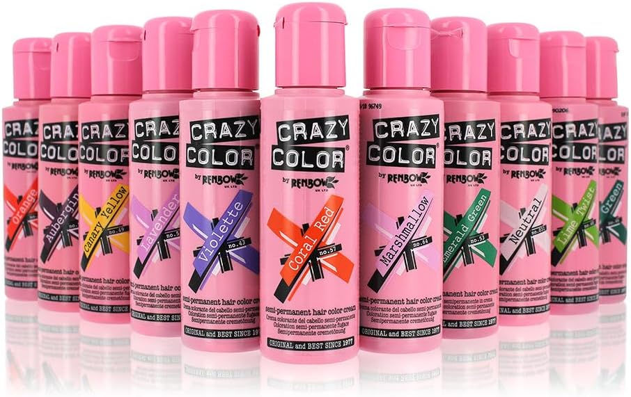 Crazy Color - coloration semi-permanente orange - 100ml - tenue intense