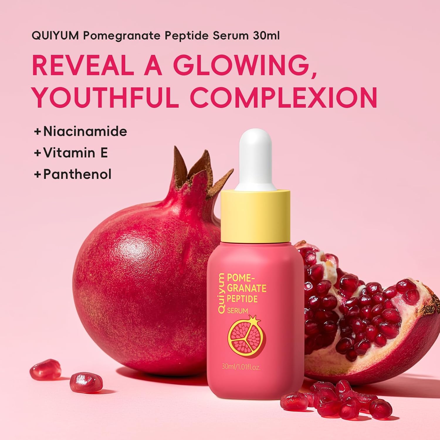 Kit de soins de la peau anti-âge - 6 pièces - peptides, fruits, vitamine C, céramides, réduit rides et peau morte