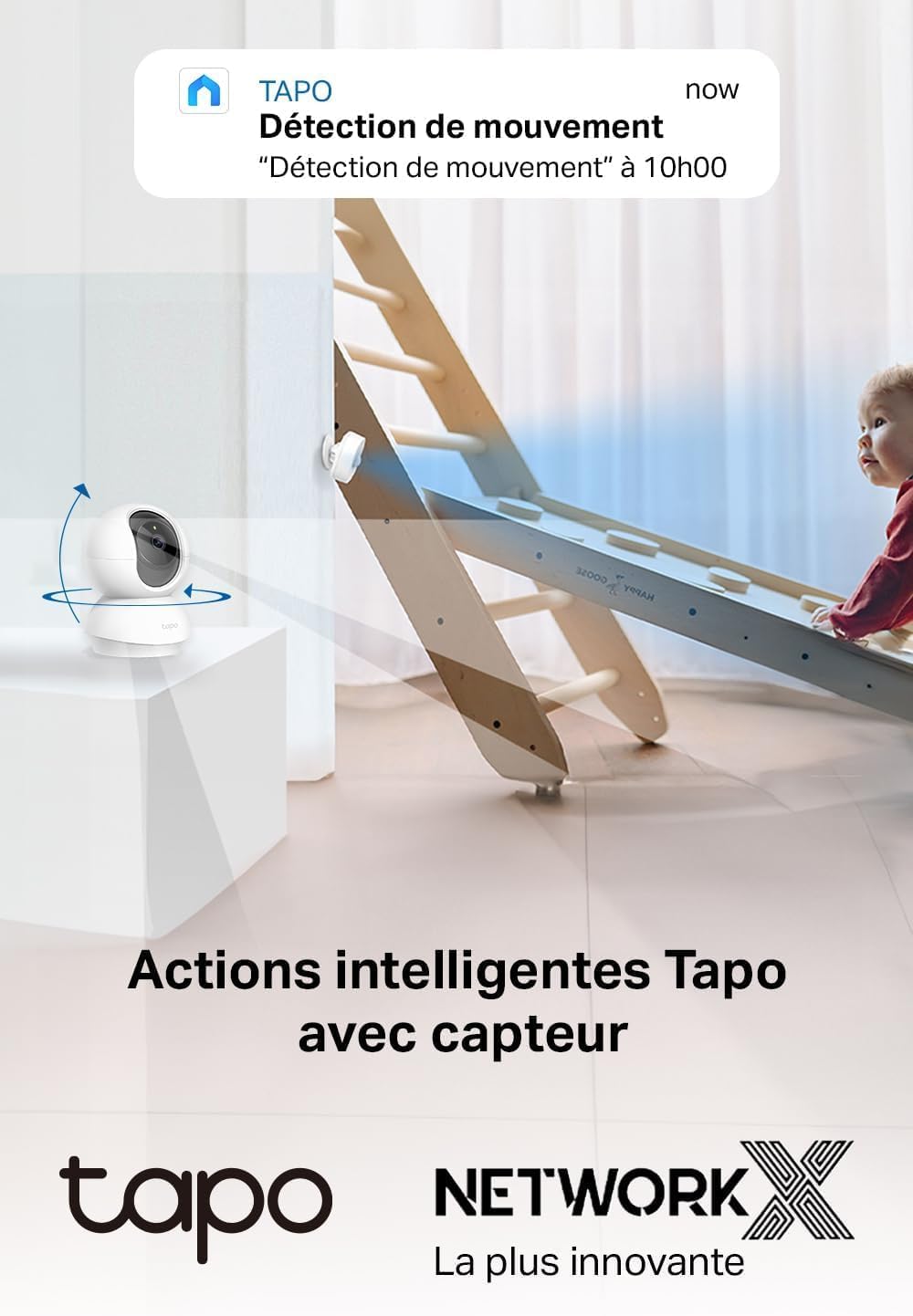 TP-Link - Tapo C210 - Rotation 360°, Vision Nocturne, 2K QHD, 3MP, Pack 2