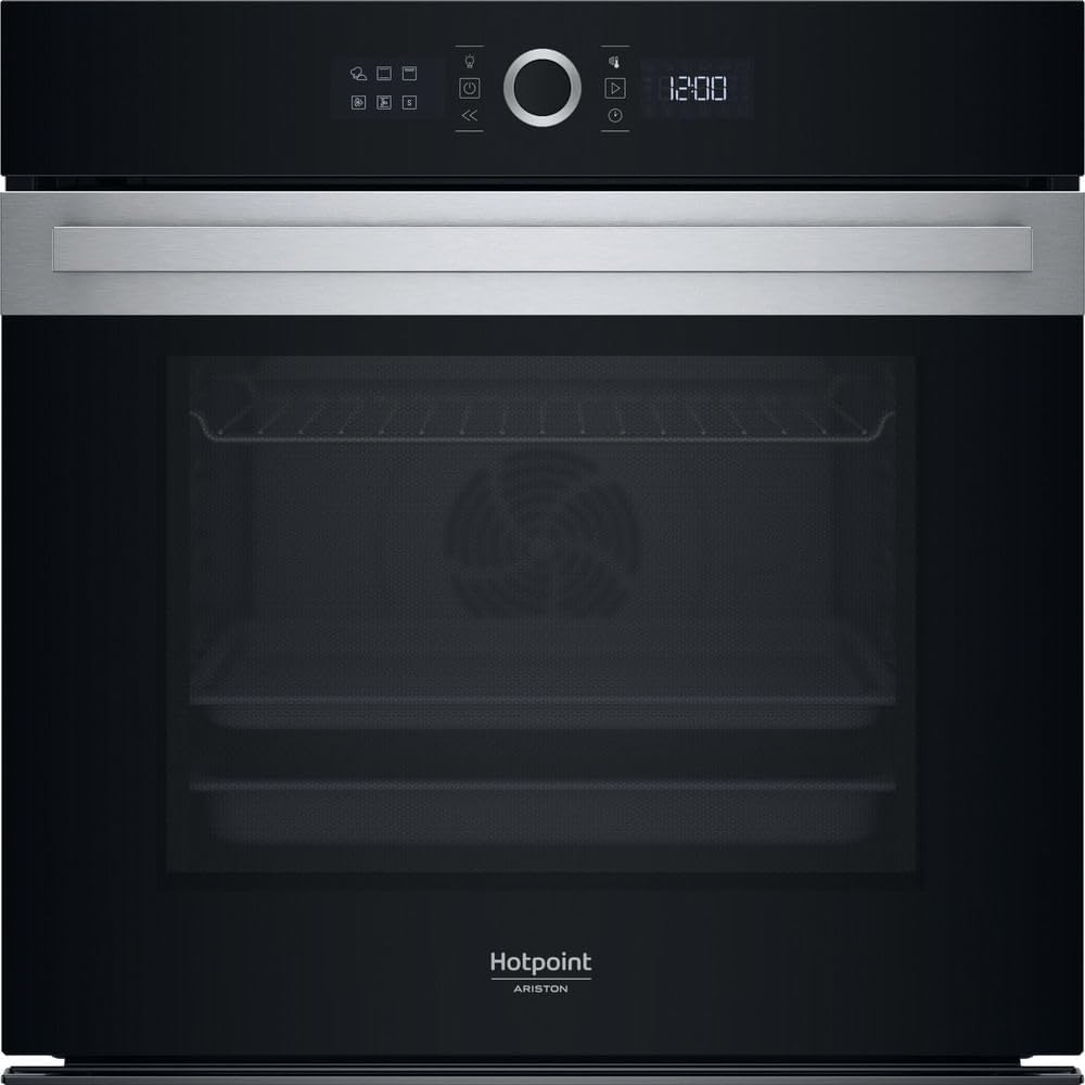 Hotpoint - four pyrolyse 73L, chaleur pulsée, inox - 59,7x59,5x56,4cm - HAOI5S8PM0XA