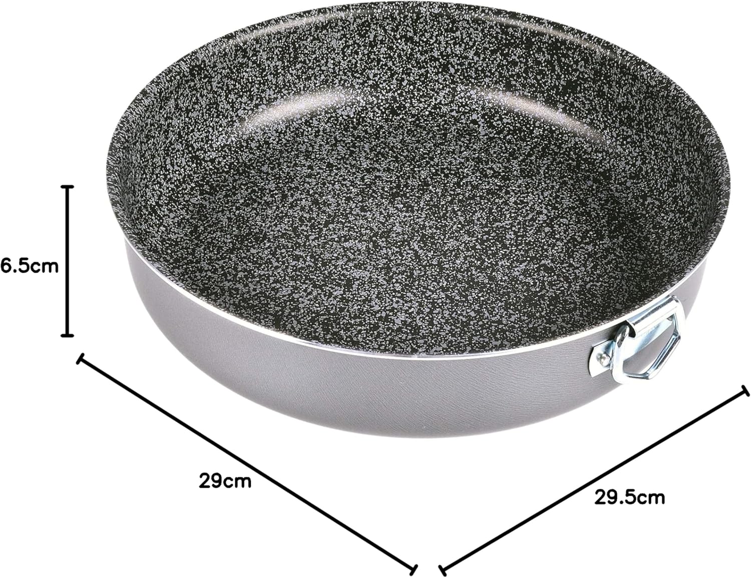 Alluflon - Tradition Italie moule aluminium 28 cm, noir, antiadhésif