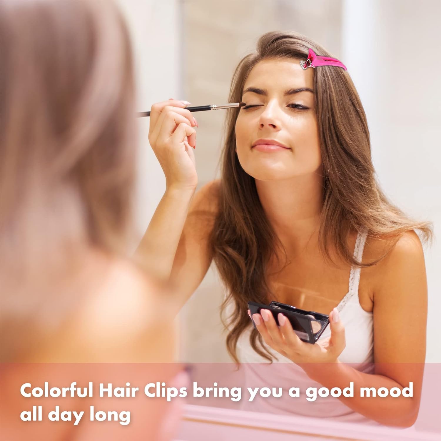 AIMIKE - Pinces à cheveux professionnelles néon 4,3