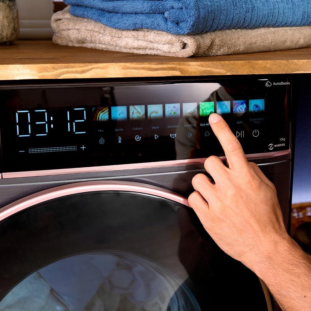 Cecotec - Bolero DressCode série - 10 kg, 1400 tr/min, écran 10,3