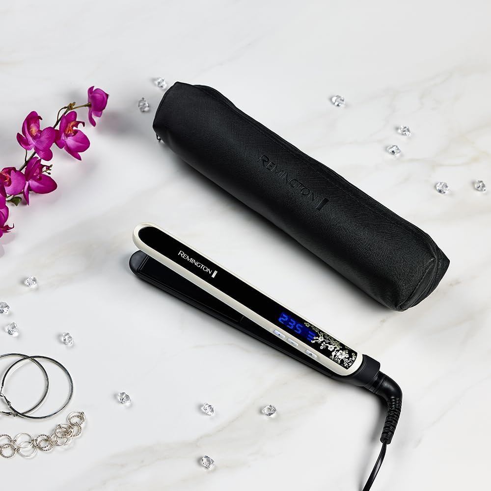 Remington - lisseur Pearl - plaques céramique, LCD, 150-235°C, S9501