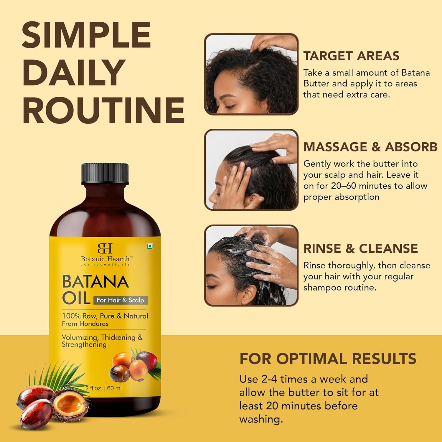 Dr Sebi - Huile botanique légère - 59,1 ml - 100% pure, non raffinée