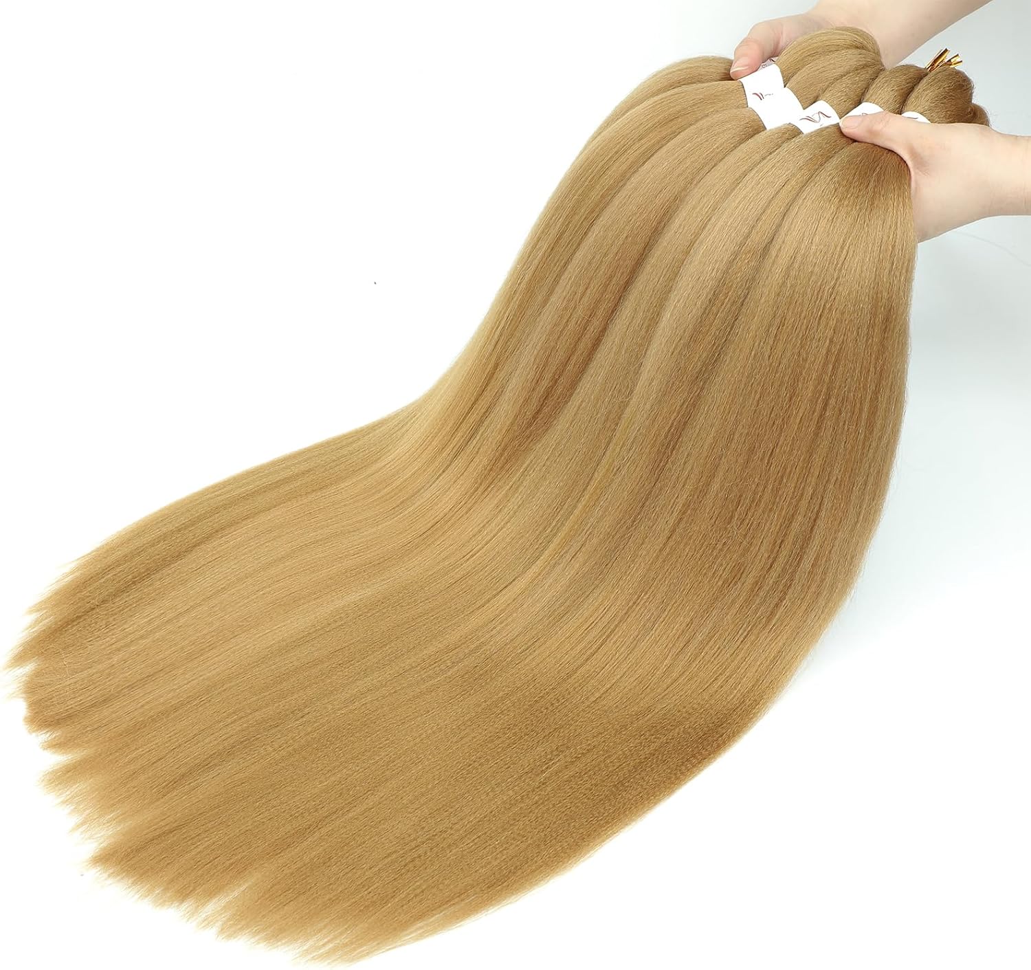 Rajout cheveux tressés - 30 pouces - blond foncé #27, kanekalon, 6 paquets