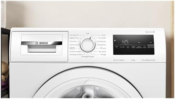 Bosch - Série 4 - lave-linge 8 kg, 1400 trs/min, blanc - WAN28258FR