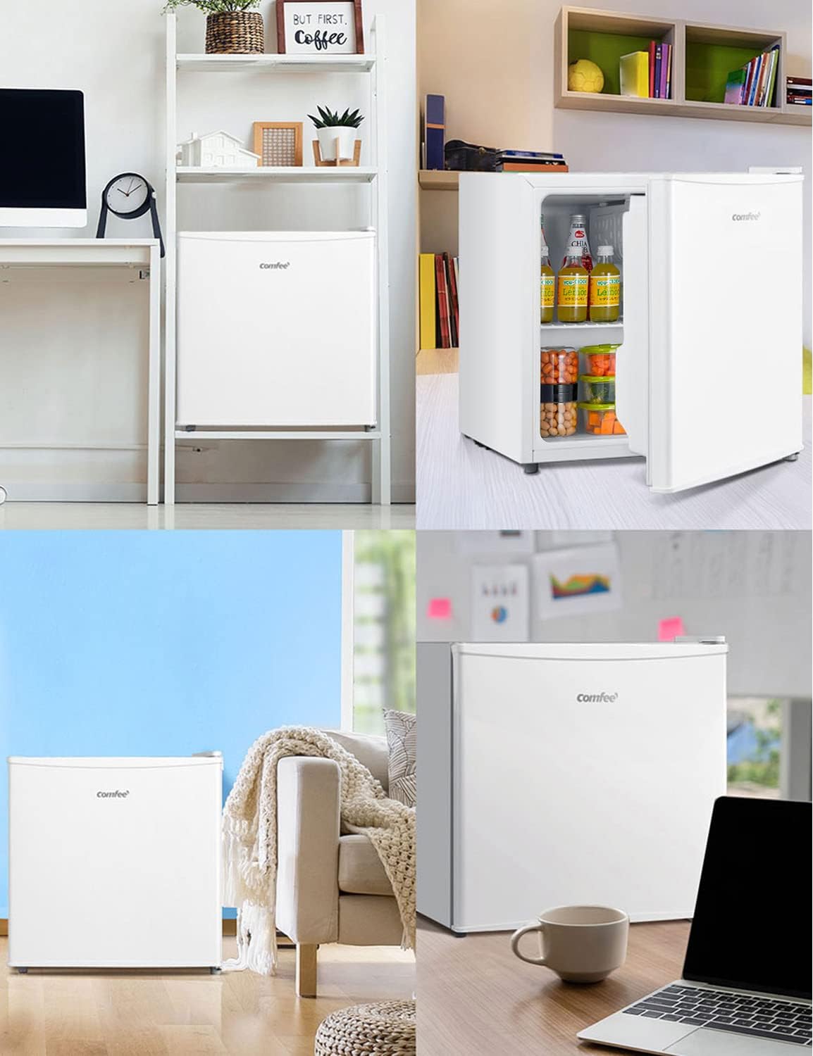 Comfee' - mini réfrigérateur 43L - compartiment congélateur, contrôle température, blanc - RCD50WH2(E)