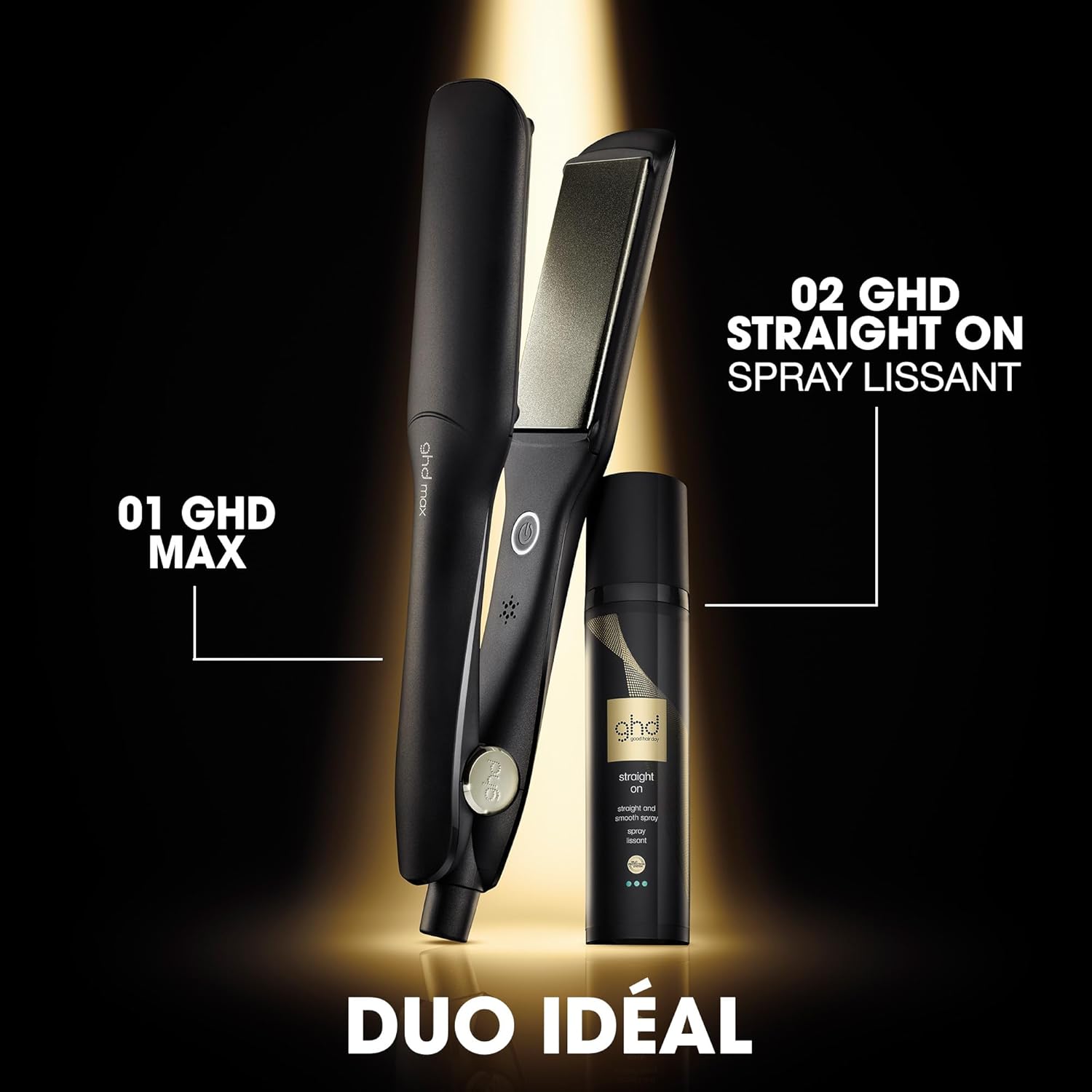 ghd - Max série - plaques larges - lissage rapide & brillant