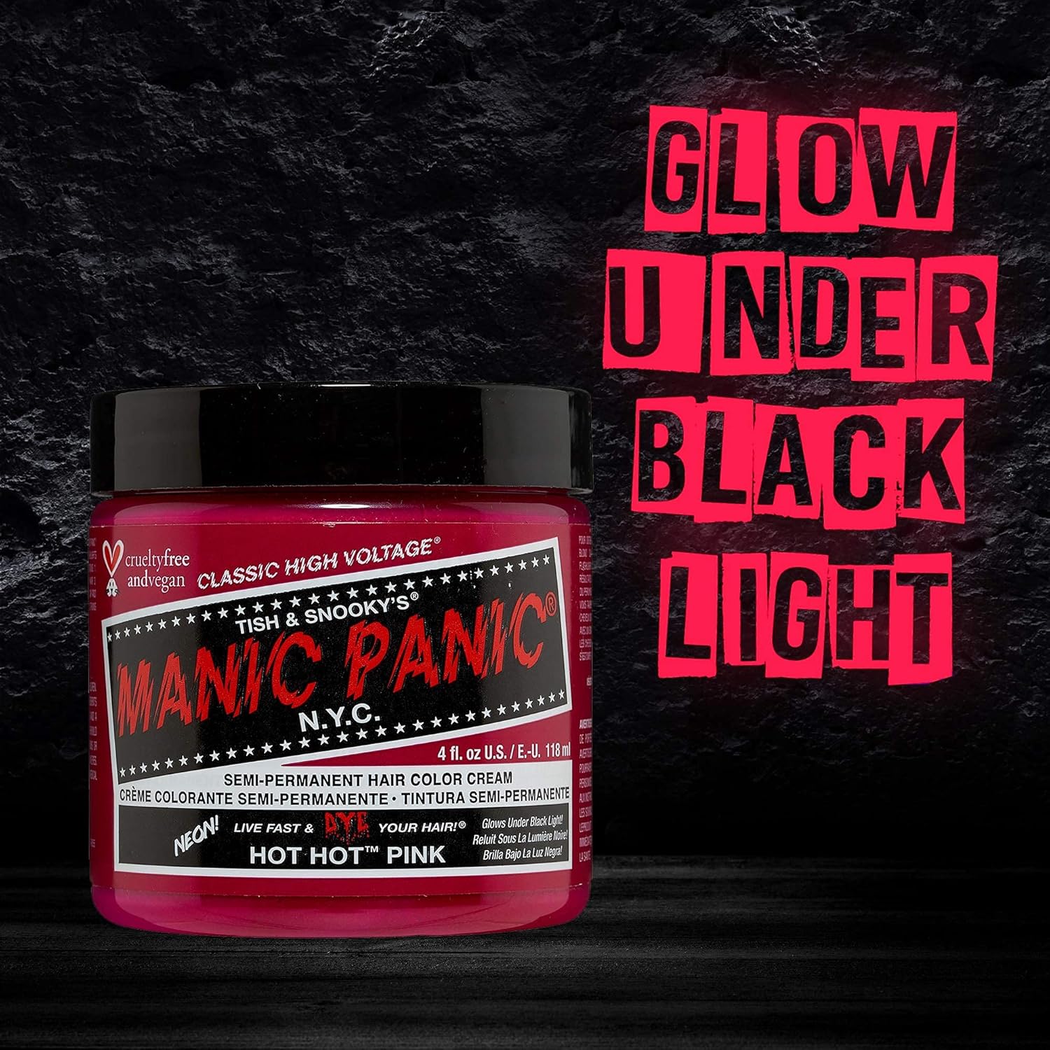 Manic Panic - Classic Line coloration 237ml - rose vif longue tenue