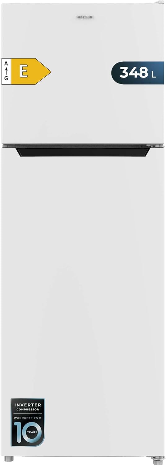 Cecotec - Bolero CoolMarket 348 - 348L, NoFrost, Inverter, classe E - 348NFWHITE