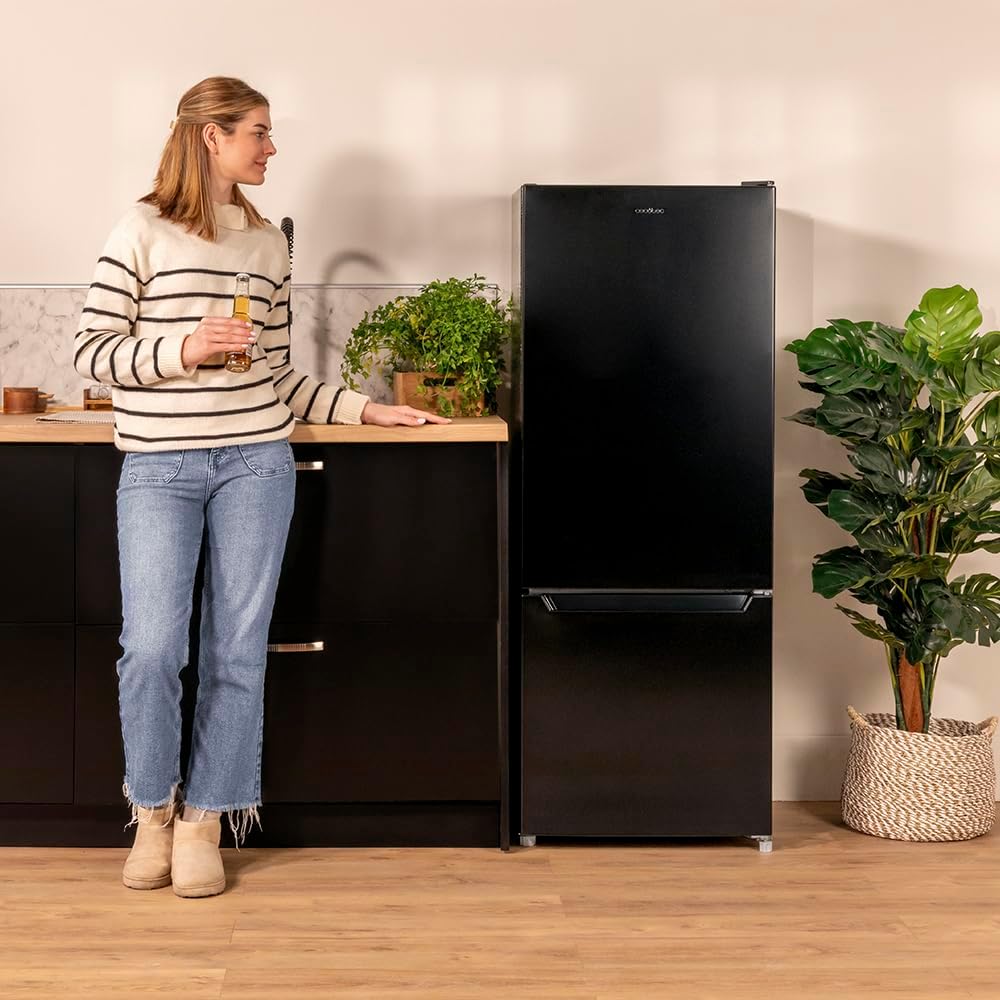 Cecotec - Bolero CoolMarket Combi 205 - 169x54cm, 117L, Fast Cooling, Classe E, DF