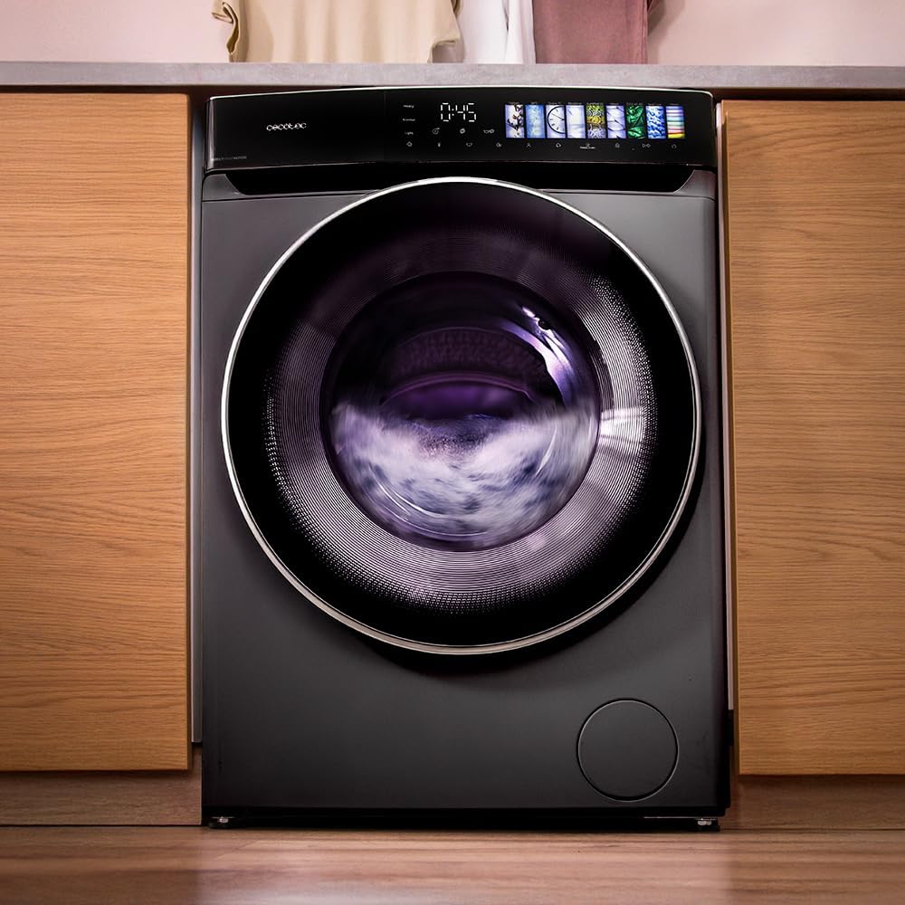 Cecotec - lave-linge frontale série - 60x85x56 cm - 8 kg, 1200 trs/min