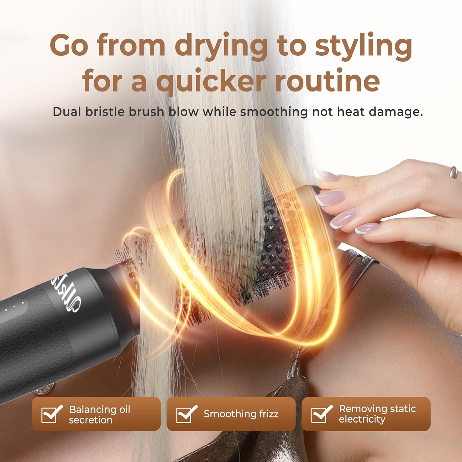 UKLISS - Air Styler 7 en 1 - multi-accessoires - brushing & boucleur