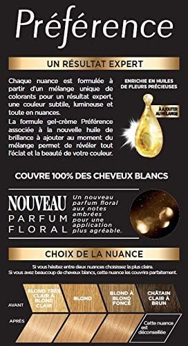 L'Oréal Paris - Préférence Cannes 8.3 - blond clair doré - coloration permanente, longue durée, couvre 100% cheveux blan