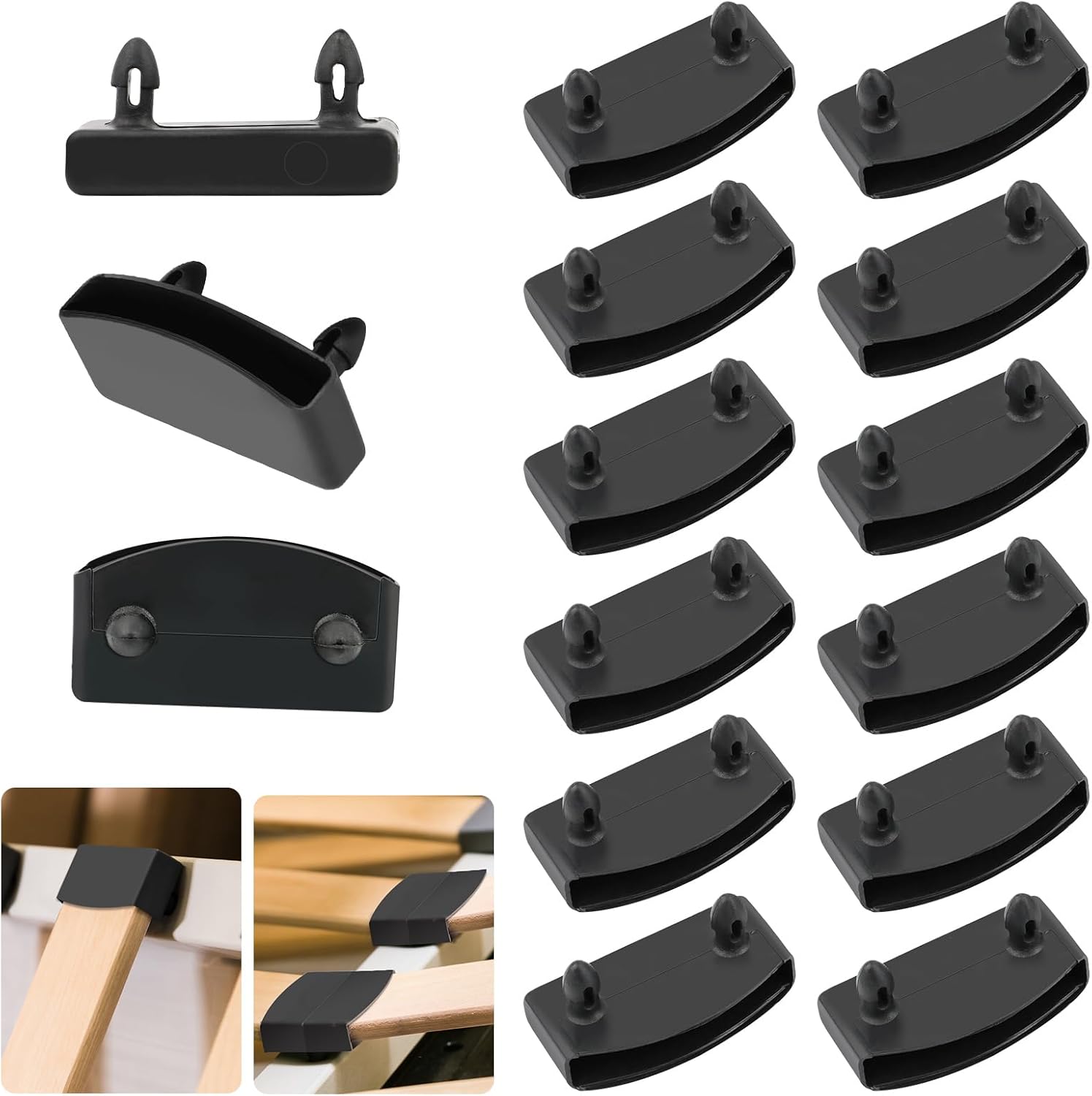 Supports pour sommier à lattes - lot de 50 - plastique - embouts de rechange