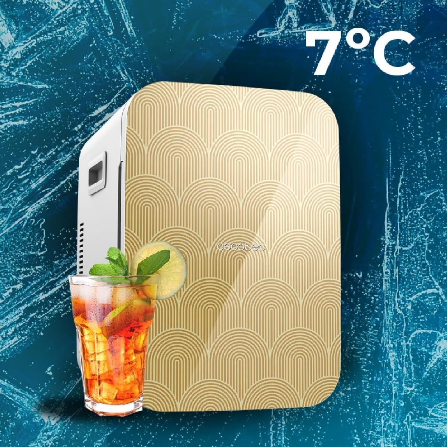 Cecotec - Bolero MiniCooling 20L - mini frigo, 20L, 12V/220V, froid/chaud, 7-65°C, Bahamas Pat 2