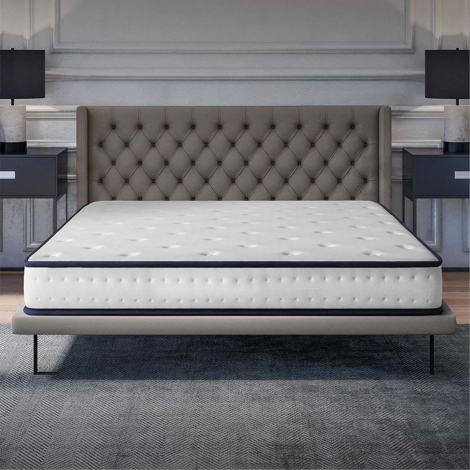 COSMOS - Upsilon - 140x190cm - mémoire de forme, latex, 15cm, hypoallergénique