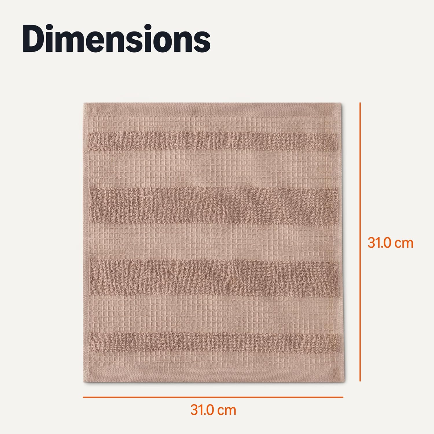 Amazon Basics - torchons gaufrés coton bio 30,5x30,5cm ultra absorbants