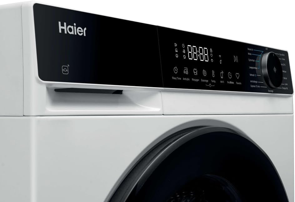 Haier - Lave-linge série HW130 - 85x60x62,1 cm - 13kg, 1400 trs, vapeur, silencieux, classe A - HW130-BP14357UFR