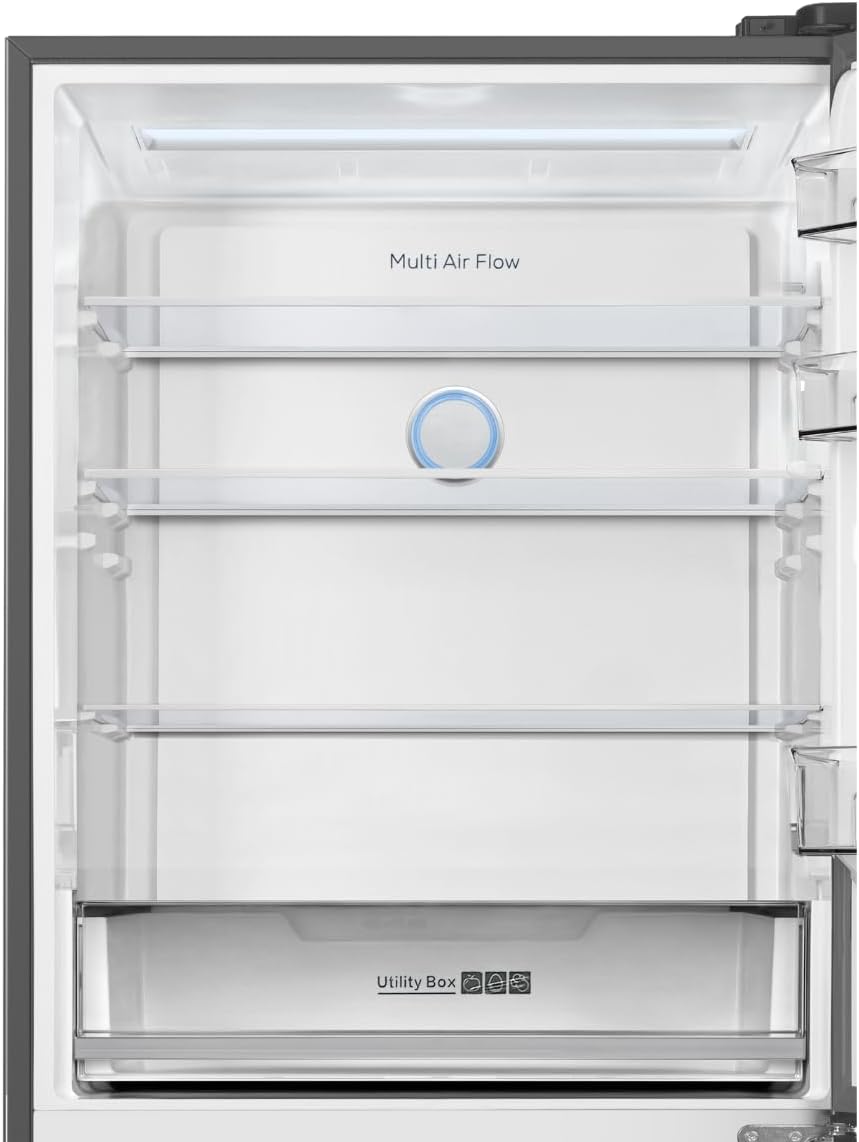 GEDTECH - combiné grande largeur 70cm, 417L, No Frost, inox - GCB417NFIX