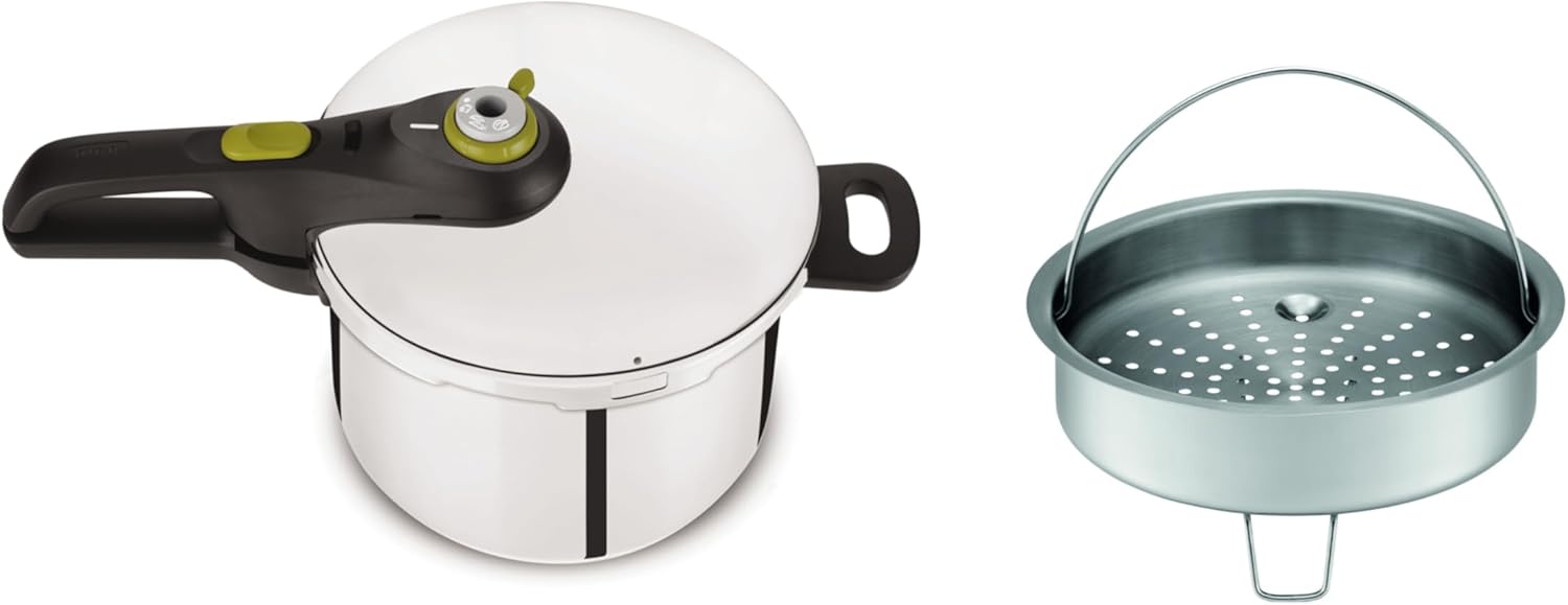 Tefal - Secure 5 Neo - 8L inox - induction, 2 programmes, 5 sécurités, P2534438