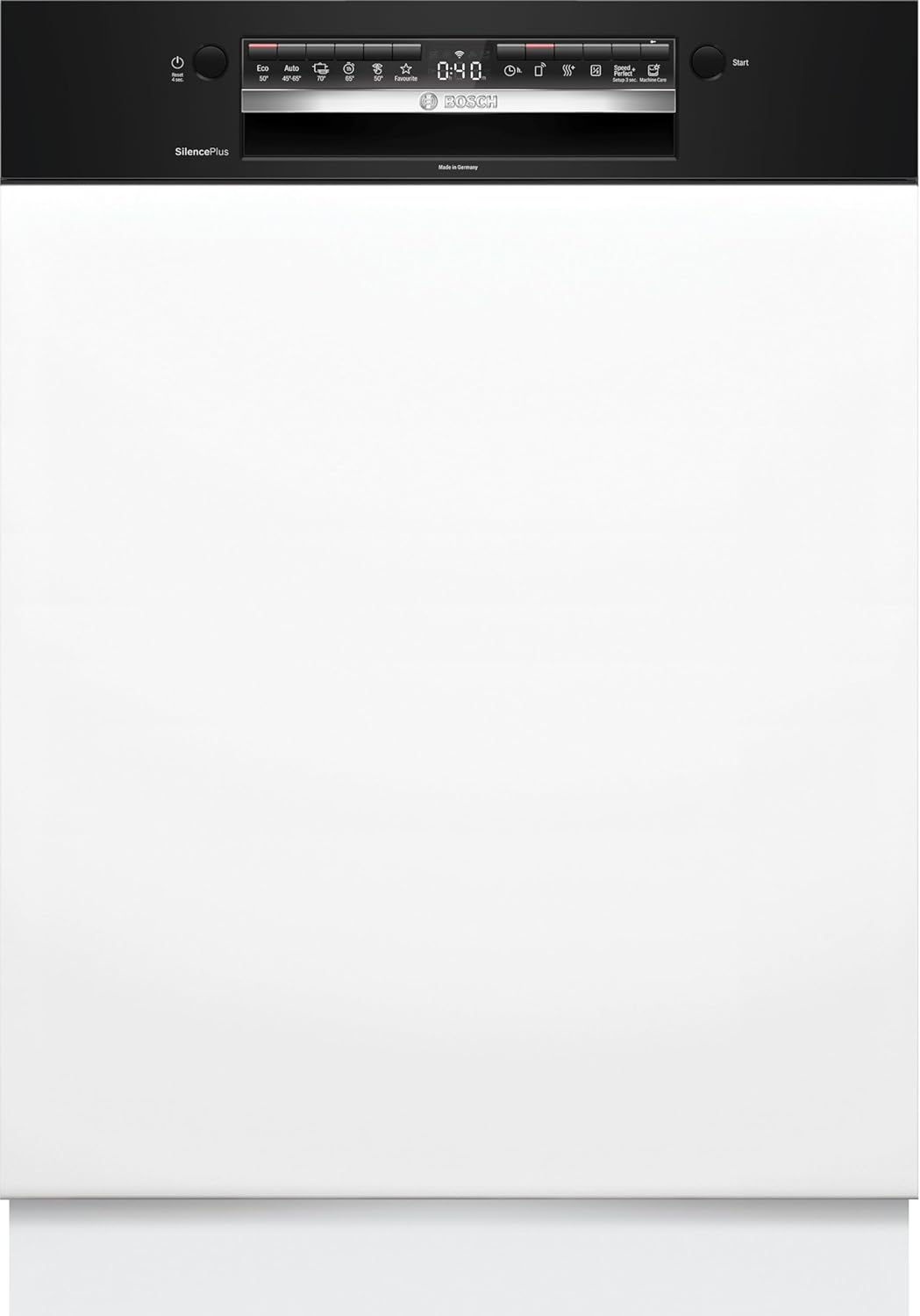 Bosch - Série 4 lave-vaisselle encastrable 60cm noir, connectivité Smart SMI4HCB07E