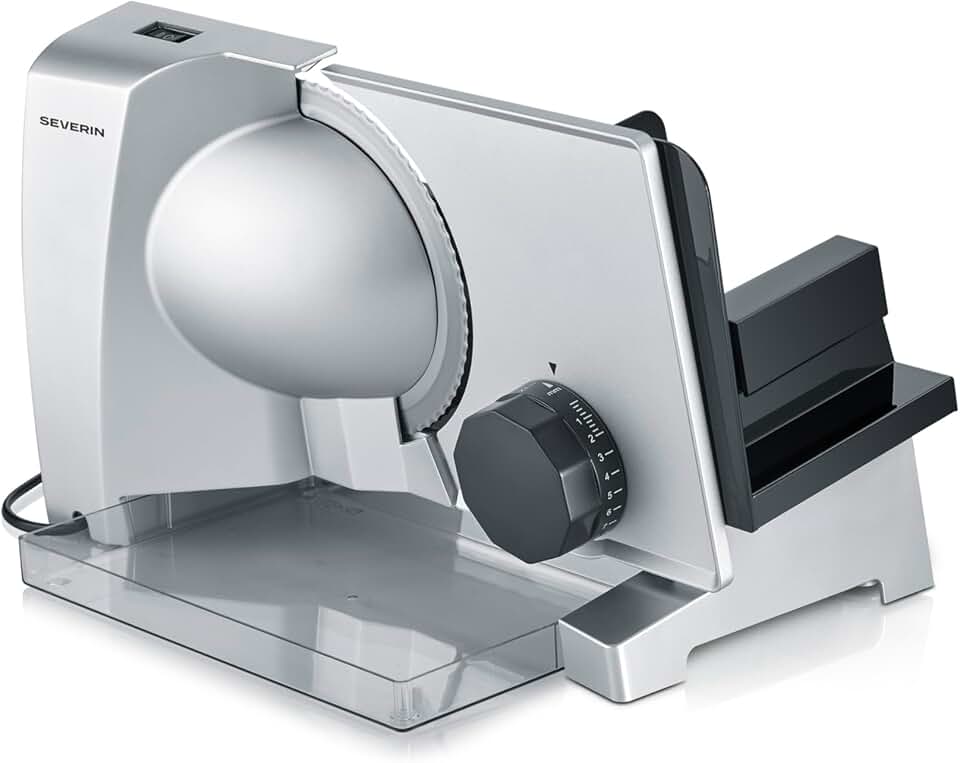 Severin - trancheuse AS série - 150W inox - découpe fine et épaisse - AS 3917