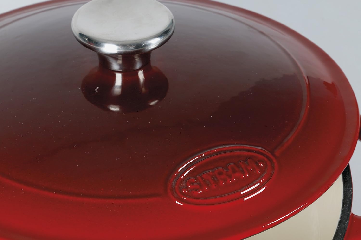 Sitram - Cocotte ovale en fonte émaillée 6.5L, 33x25x13.5cm - 710840