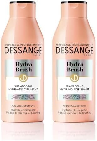 Dessange - Hydra-Brush shampoing 250ml x2 - hydratant, acide hyaluronique