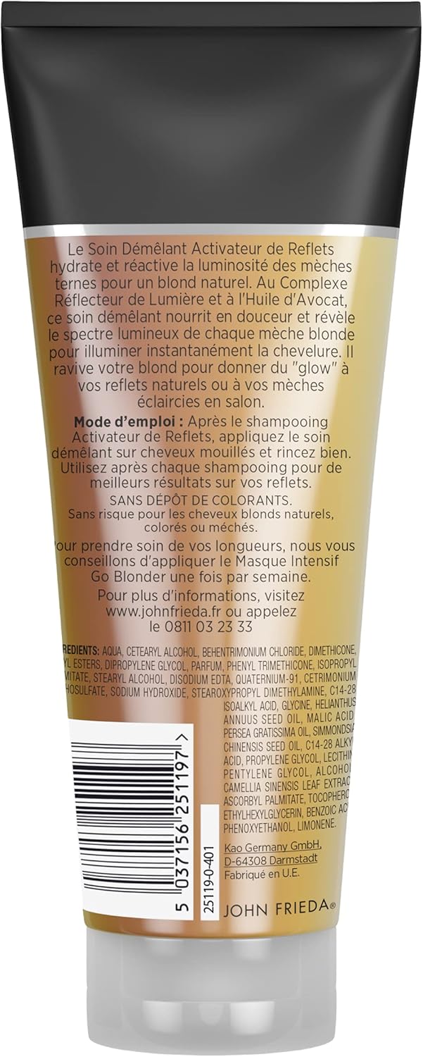 John Frieda - Activateur de Reflets Soin 250ml - nutrition cheveux blonds