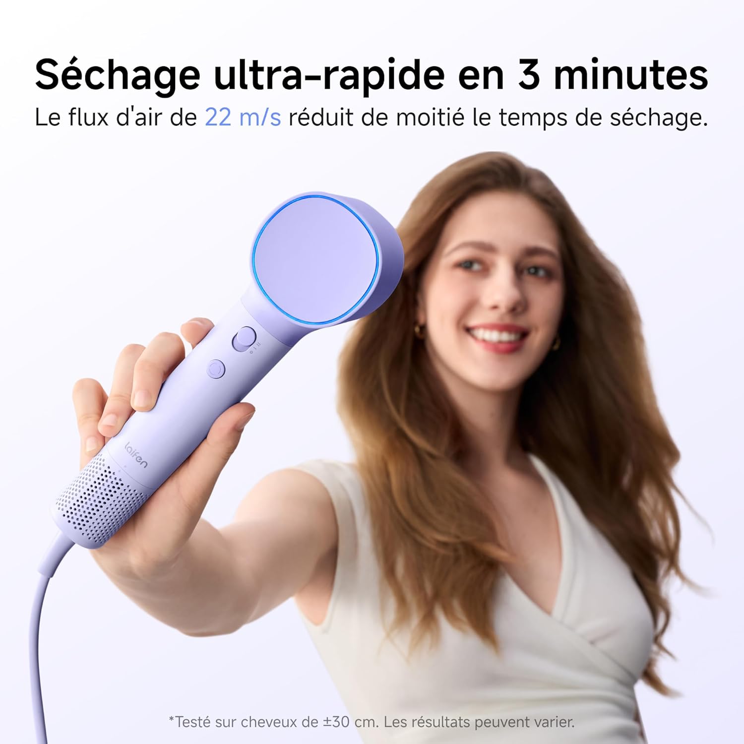 Laifen - Neo - 390g - sèche-cheveux ionique, brushless, 59dB, 2 buses