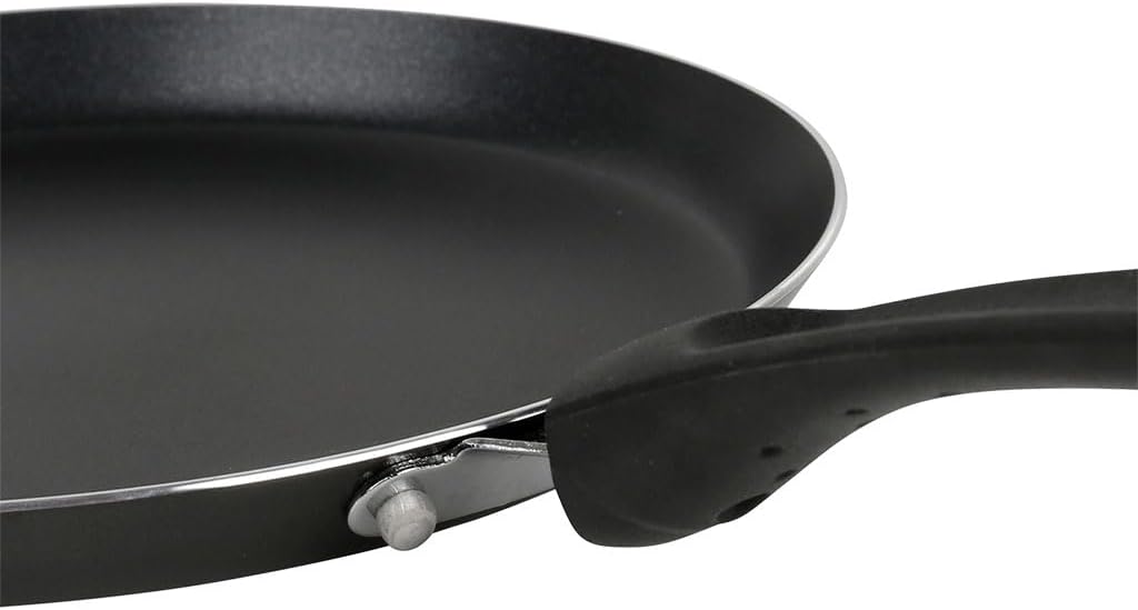 Crealys - Aquilon crêpière 24 cm aluminium, antiadhésive, tous feux sauf induction, 506660