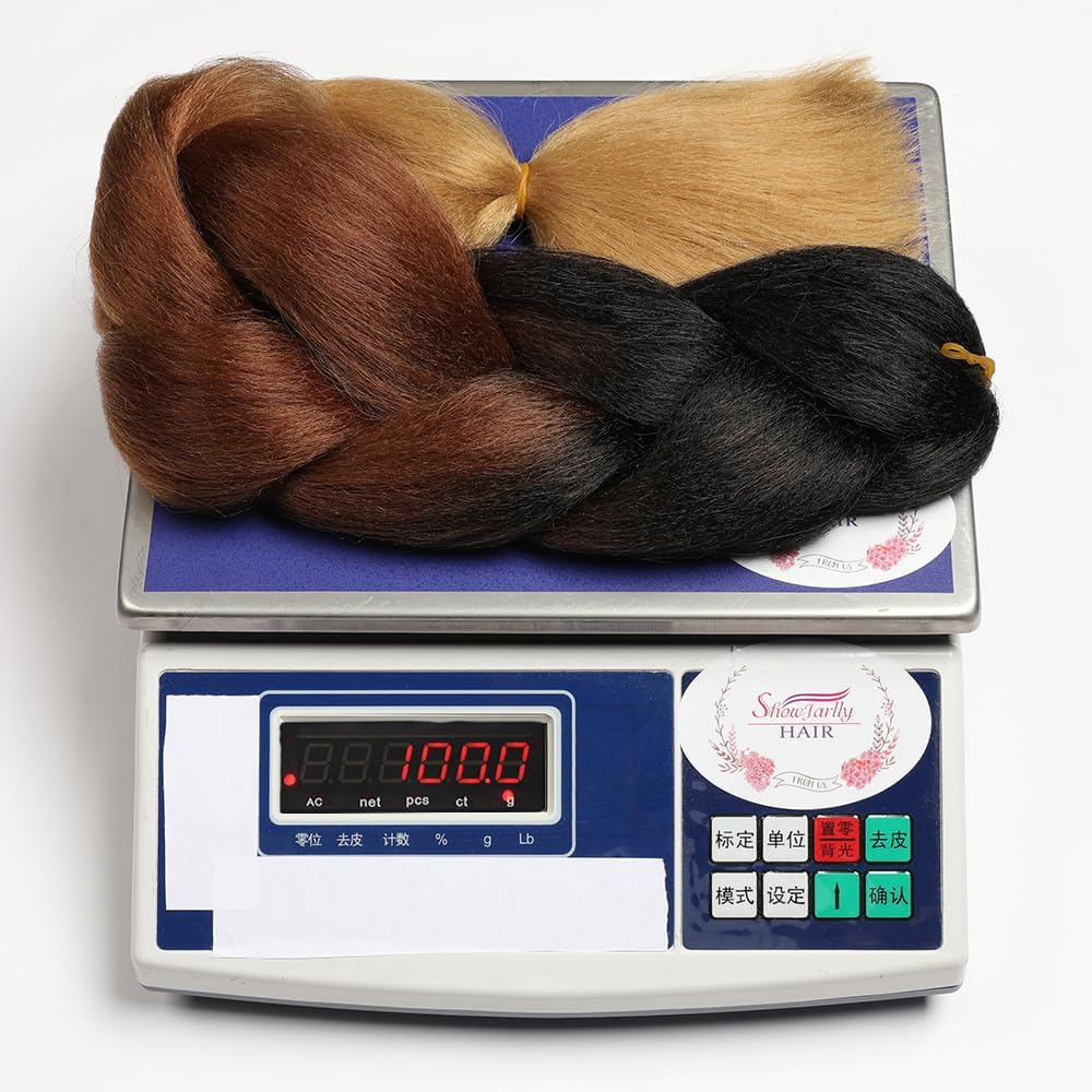 ShowJarlly - extensions synthétiques - 60 cm - tresses africaines